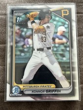 🔥KONNOR GRIFFIN 2024 Bowman Draft Chrome 1st Pirates #BDC-22
