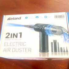 Inland 2-in-1 Electric Air Duster Duster Vacuum All-Purpose MPN 29070
