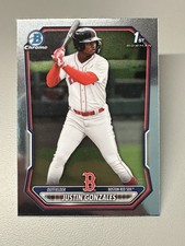 2026 Bowman Chrome Justin Gonzales BCP-141 1st Bowman Base Red Sox Prospect