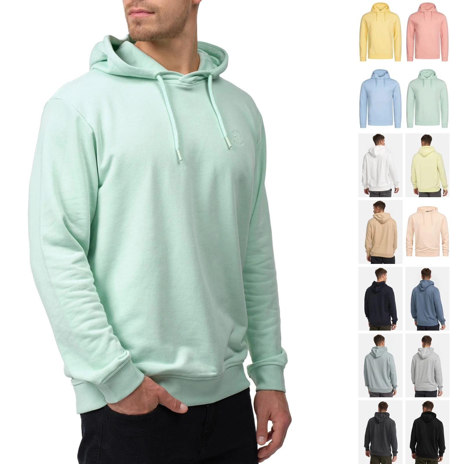 OFF WHITE Indicode Felpa con Cappuccio Uomo Simpson Felpa con Cappuccio Pullover Uomo