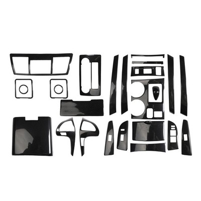 For Toyota Kluger Highlander 2009-2014RHD ABS Carbon Fiber Interior Stickers