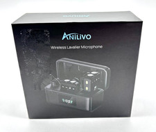 Anilivo Plug And Play Wireless Lavalier Microphone - Black 30 Meter Connection 