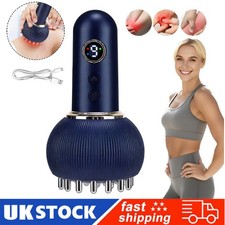 Electric Lymphatic Drainage Machine Meridian Massage Brush for Anti-Cellulite UK