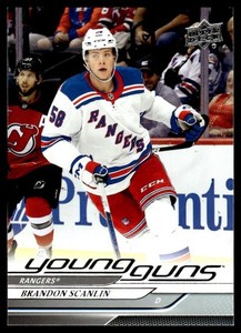 2024-25 Upper Deck Young Guns Brandon Scanlin Rookie New York Rangers #454