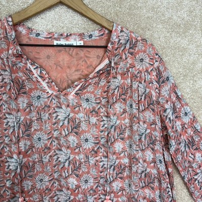 ROBERTA ROLLER RABBIT Serafina Tunic Women's XS Oversized Tassel Swim Cover Up