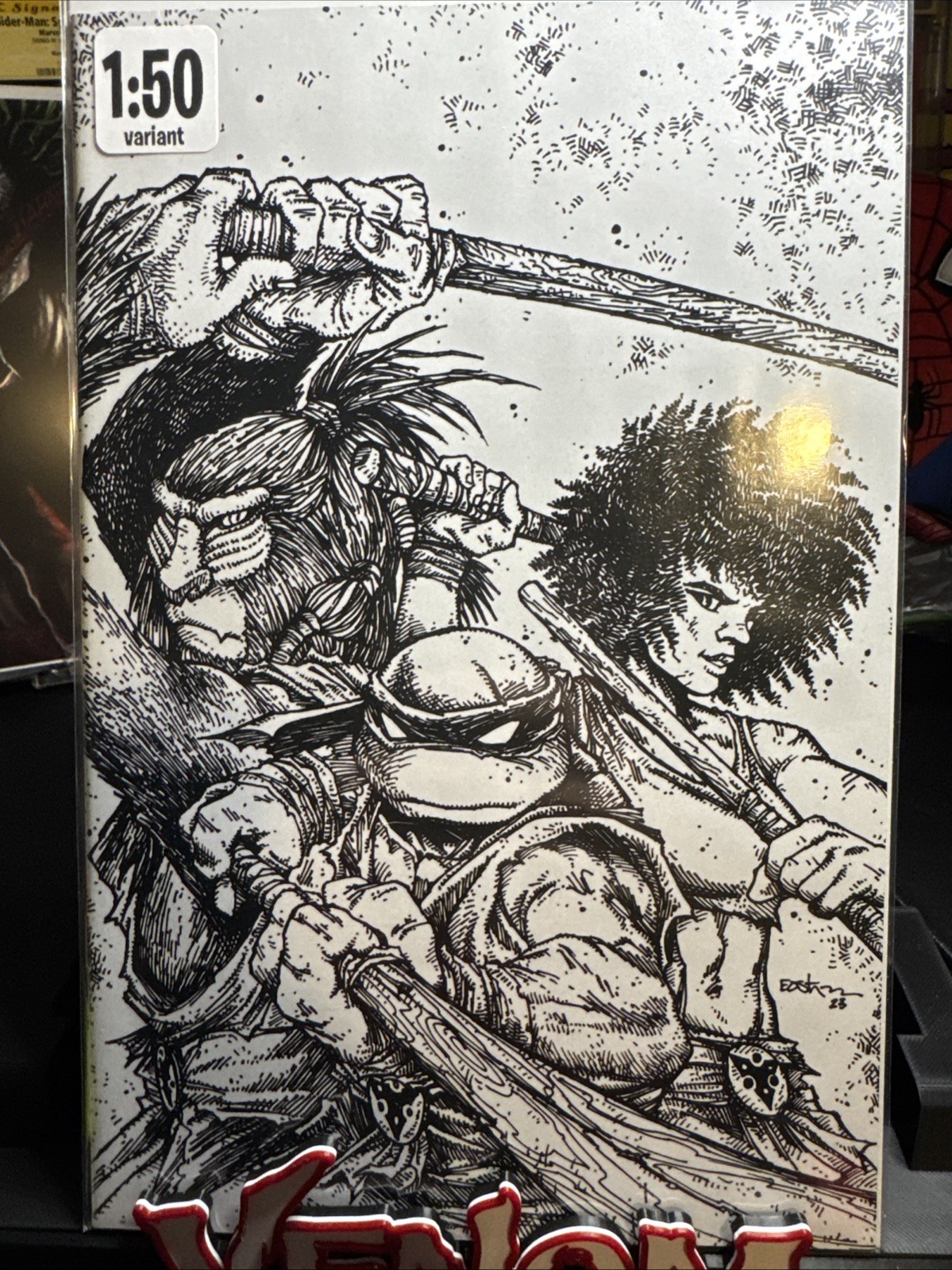 Teenage Mutant Ninja Turtles 143 Tmnt 1:50 Kevin Eastman B&W Variant (2023, Idw)