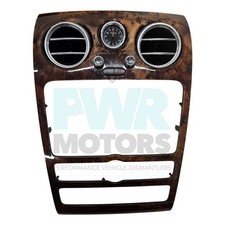 BENTLEY Continental Gt Centre Dash Trim Panel  With Breitling Clock & Vents