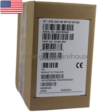 HPE 872481-B21 872738-001 1.8TB SAS 10K 12Gb/...