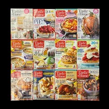 Lot of 12 Taste of Home Magazines Holiday Cooking Thanksgiving Recipes