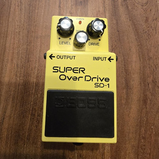 Boss SD 1 Super Over Drive Overdrive Pedal analog für E Gitarre & Bass gelb