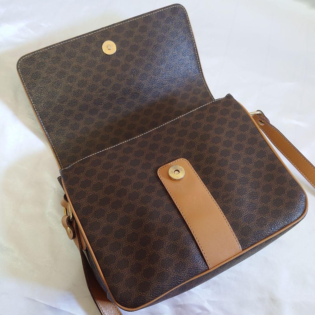 Mint Condition CELINE Macadam Pattern Shoulder Bag - image 7