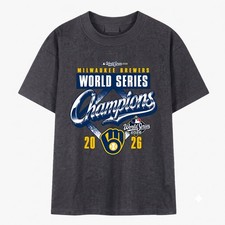 NEW Milwaukee Brewers 2026 World Series Champions T-Shirt