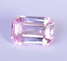 3.45 Ct Natural Pink Sapphire Emerald Certified Unheated Loose Gemstone