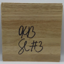 K.B. Sharp autograph signed 6 by 6 inch parquet floorboard FEVER