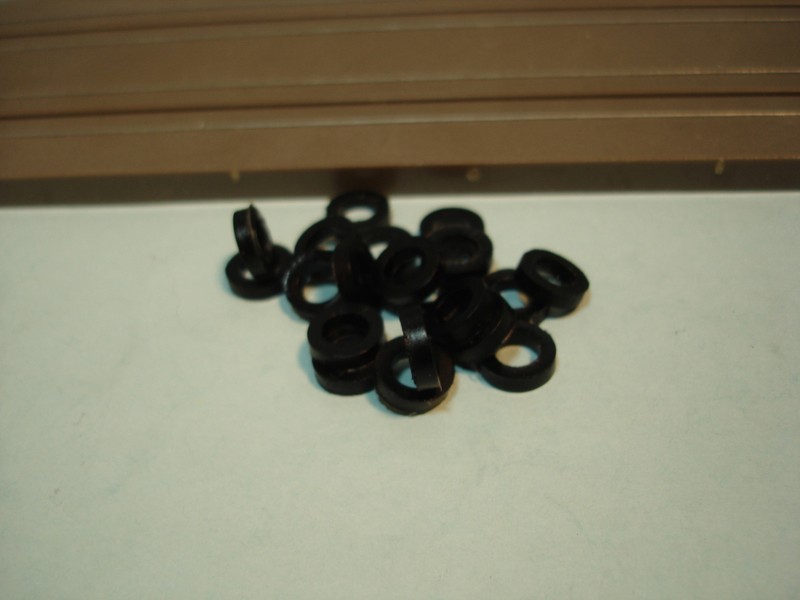 20 PAIR SILICONE BLACK NARROW O-RING TIRES FITS AURORA AFX - X-TRACTION TYCO PRO