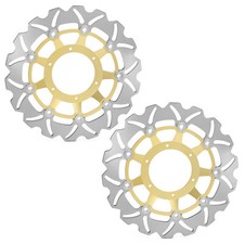 For Honda VTX 1800 F 2005-2011 VTX 1800 N 2004-2011 2010 Pair Front Brake Discs