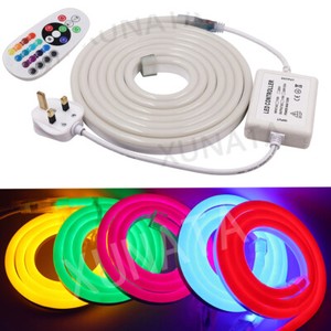Led Strip Rgb Neon Flex Rope Light Waterproof 220v Flexible Outdoor Lighting Ebay