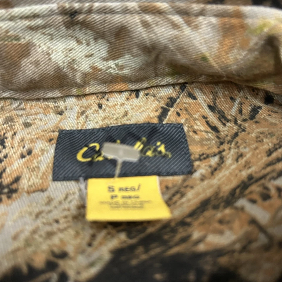 Cabelas Zonz Western Men's Small Camo Woodland Button Up Hunting Shirt NWOT - Image 4 of 4