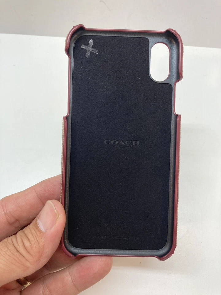 New Coach Signature Rose iPhone X/XS Case 33019 Discontinued Free Shipping NIB - Image 4 of 4