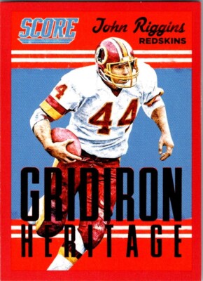 2015 Score Gridiron Heritage Red #4 John Riggins