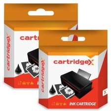 2 x Black Non-OEM Ink Cartridge For Canon S600 S630 S6300 S630n BCI-3eBK BCI-3e