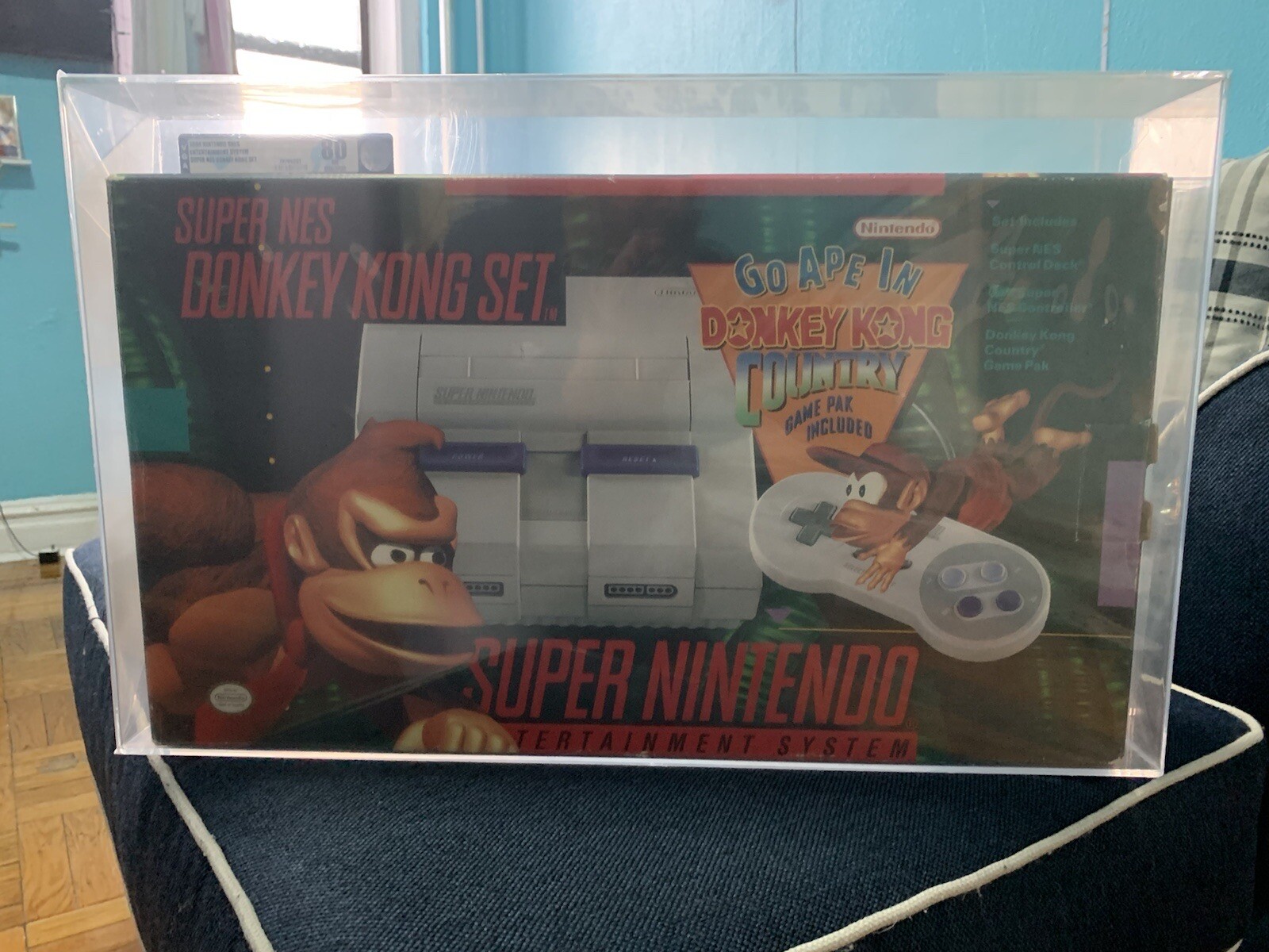 super nes donkey kong set