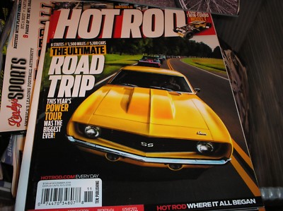 HOT ROD  magazine  november 2018  1500 HP junkyard 6.0  L , Drw-3