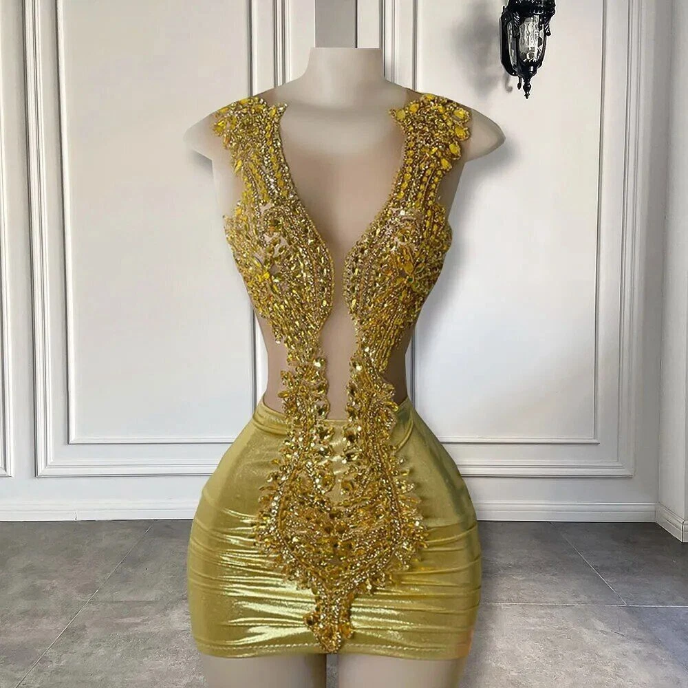 Short hotsell bling dresses