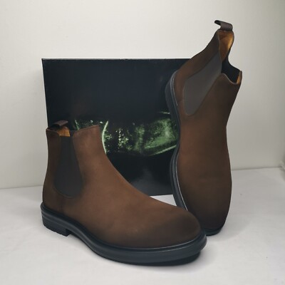Magnanni Bonn Chelsea Suede Leather Boot Men's Multiple Size Brown