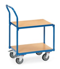 Eurokasten Etagen-Roller 605x405 mm TPE Rollen mit Bodenplatten