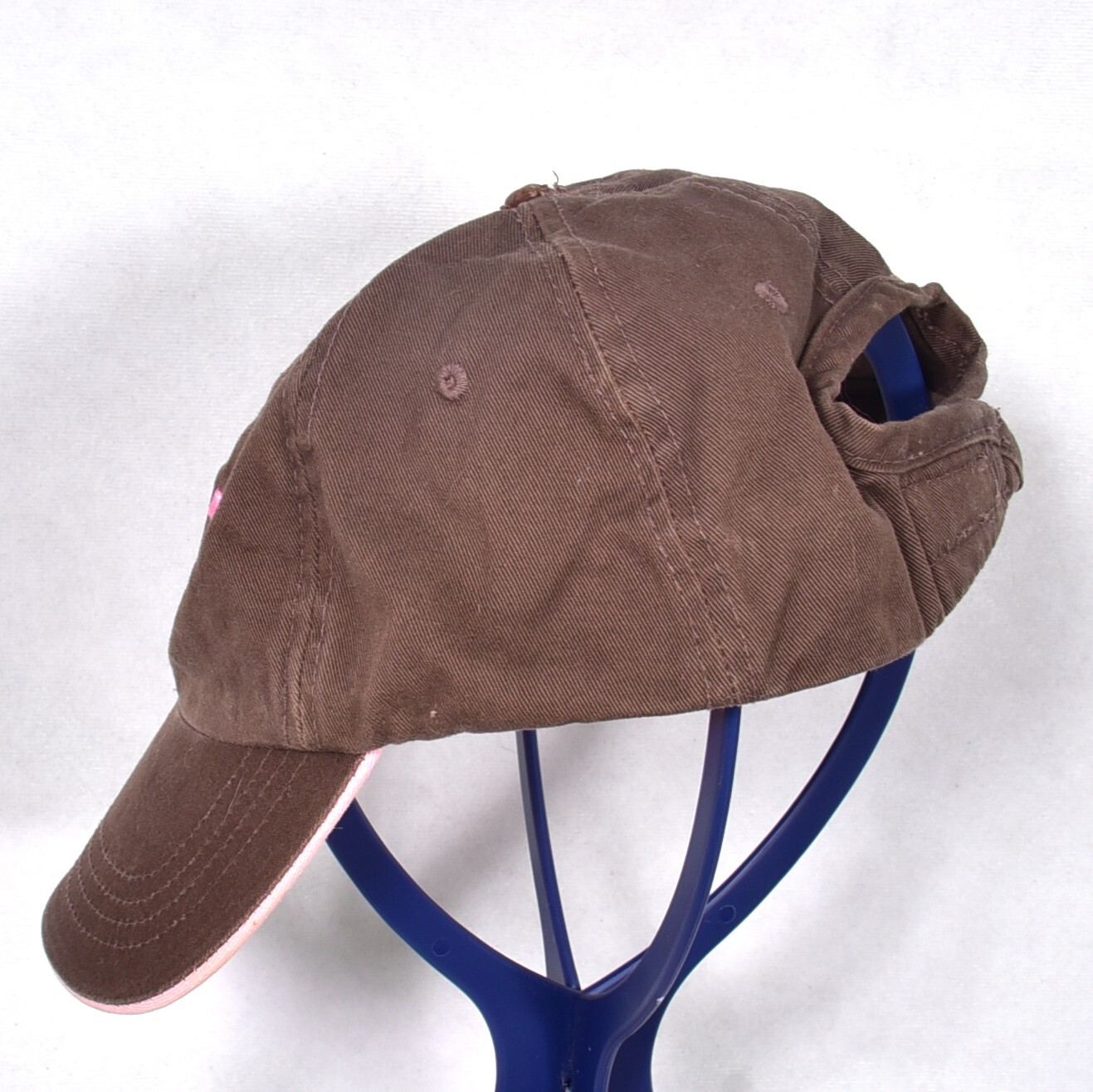 Cat Caterpillar Adjustable Baseball Cap Brown and… - image 8