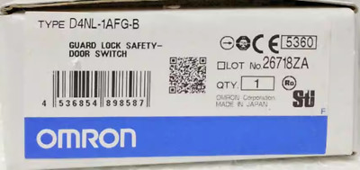 Omron Automation Safety D4NL-1AFG-B Guard Lock Safety Door Switch 1NC/1NO 24VDC