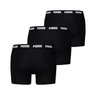 Puma Mens Everyday Black Cotton Boxer  3 Pair Pack