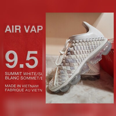 Nike Air Vapormax Inneva Shoes Mens Size 8 White Sneakers Running Woven Nike Air VaporMax Inneva - White – Kith main image 3