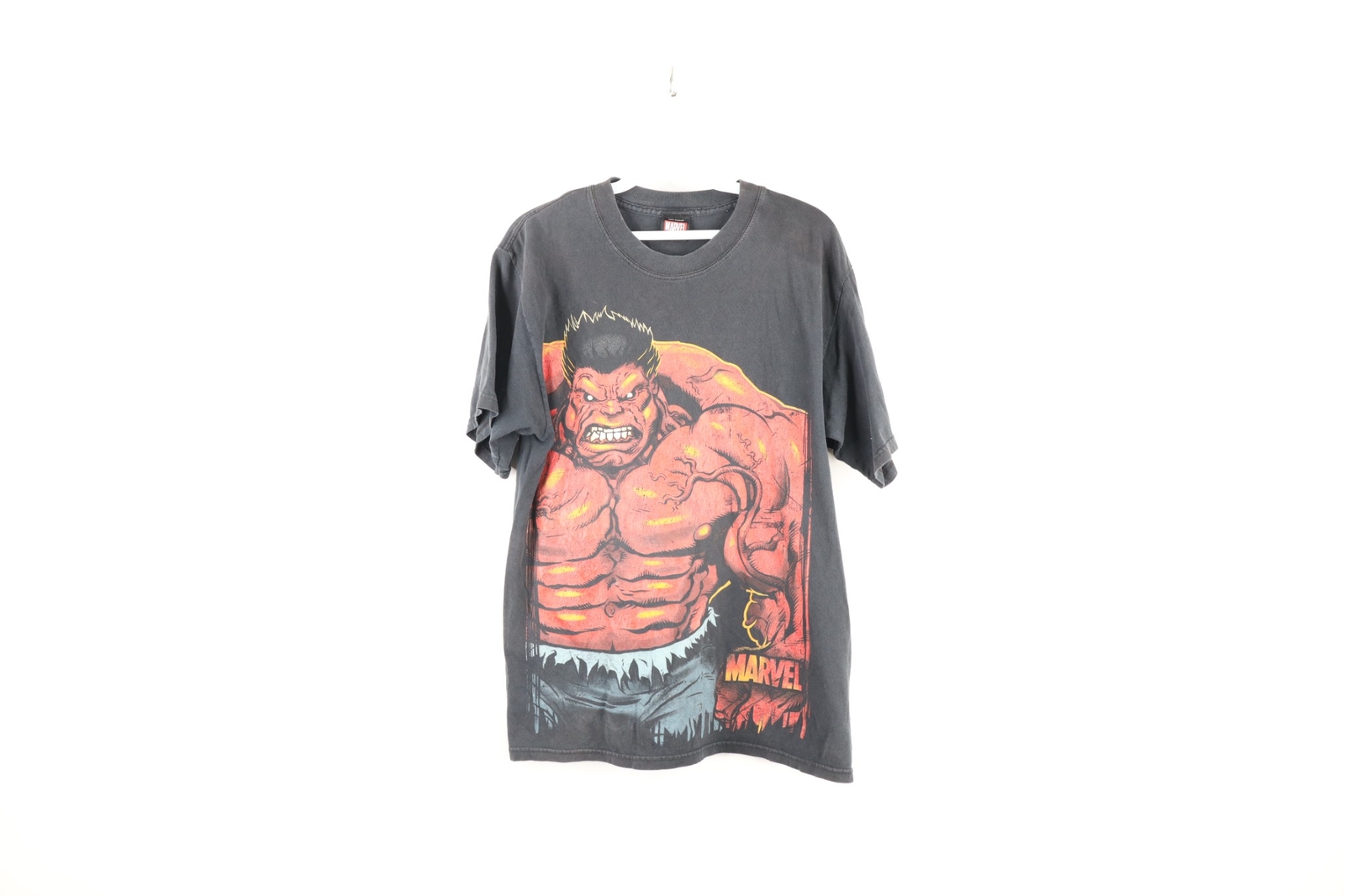 Vtg Marvel Mens Medium Faded The Incredible Hulk Red … - Gem