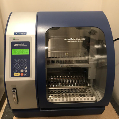 APPLIED BIOSYSTEMS AUTOMATE EXPRESS DNA EXTRACTION SYSTEM  30 DAY WARRANTY