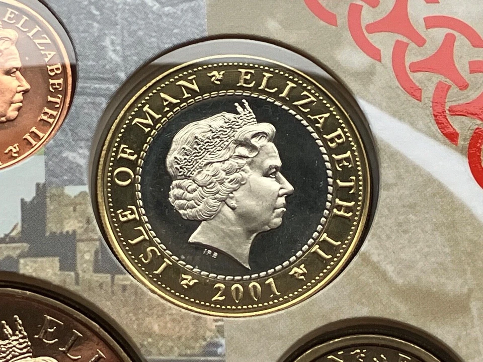 2001 ISLE OF MAN BRILLIANT UNCIRCULATED TWO 2 POUND COIN BU - Image 4 of 4