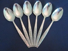 SET 6 SOUP or PLACE SPOONS! Vintage STYLECRAFT T&N stainless: SYF2 pattern: EXC!
