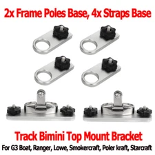 Boat Track Bimini Top Mount Bracket For Smokercraft G3 Boat Ranger Poler kraft
