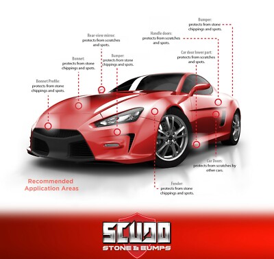 Paint Protection Film being applied to a car hood