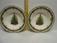 2 Soup Bowls CHRISTOPHER RADKO Holiday Celebrations TRADITIONS Christmas
