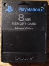 Playstation 2 Magic Gate Black Magic Gate 8MB Memory Card