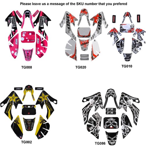 Sticker Graphics Decals Kit for CRF50 Plastics Thumpstar Pit Bike 110cc ...