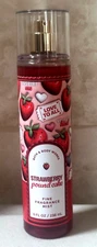 Bath & Body Works Strawberry Pound Cake Mist Fragrance Mist Spray 8 oz Spring
