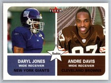 2002 Fleer Daryl Jones / Andre Davis #285 Rookies