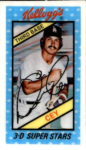 Ron Cey #19 1980 Kellogg's card