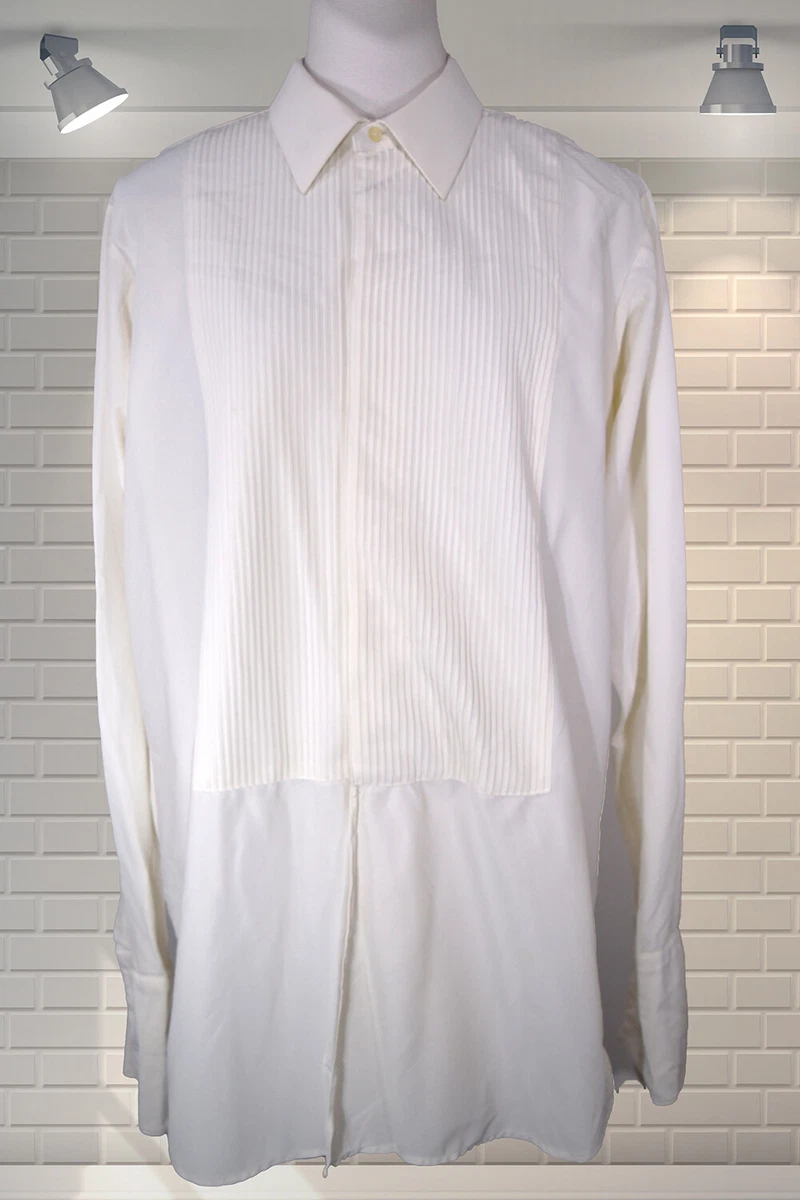 Sheer white dress clearance shirt