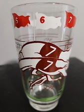 Boscul Velvet Peanut Butter Greyhound Racing #7 Drinking Glass Tumbler Dogs MCM 