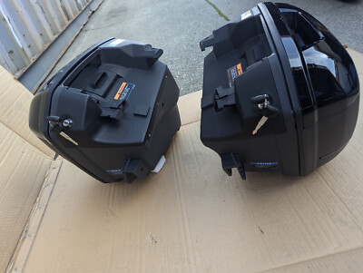 Black Improved 30L saddlebags Paniers for Kawasaki Versys 650