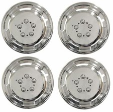 VW Transporter T4 15 Inch Chrome Deep Dish Wheel Trims Hub Caps 15"